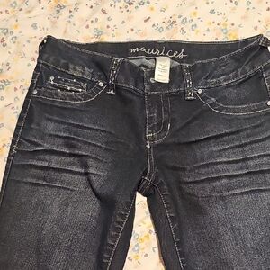 Maurices Women's Deep Indigo Jeggings